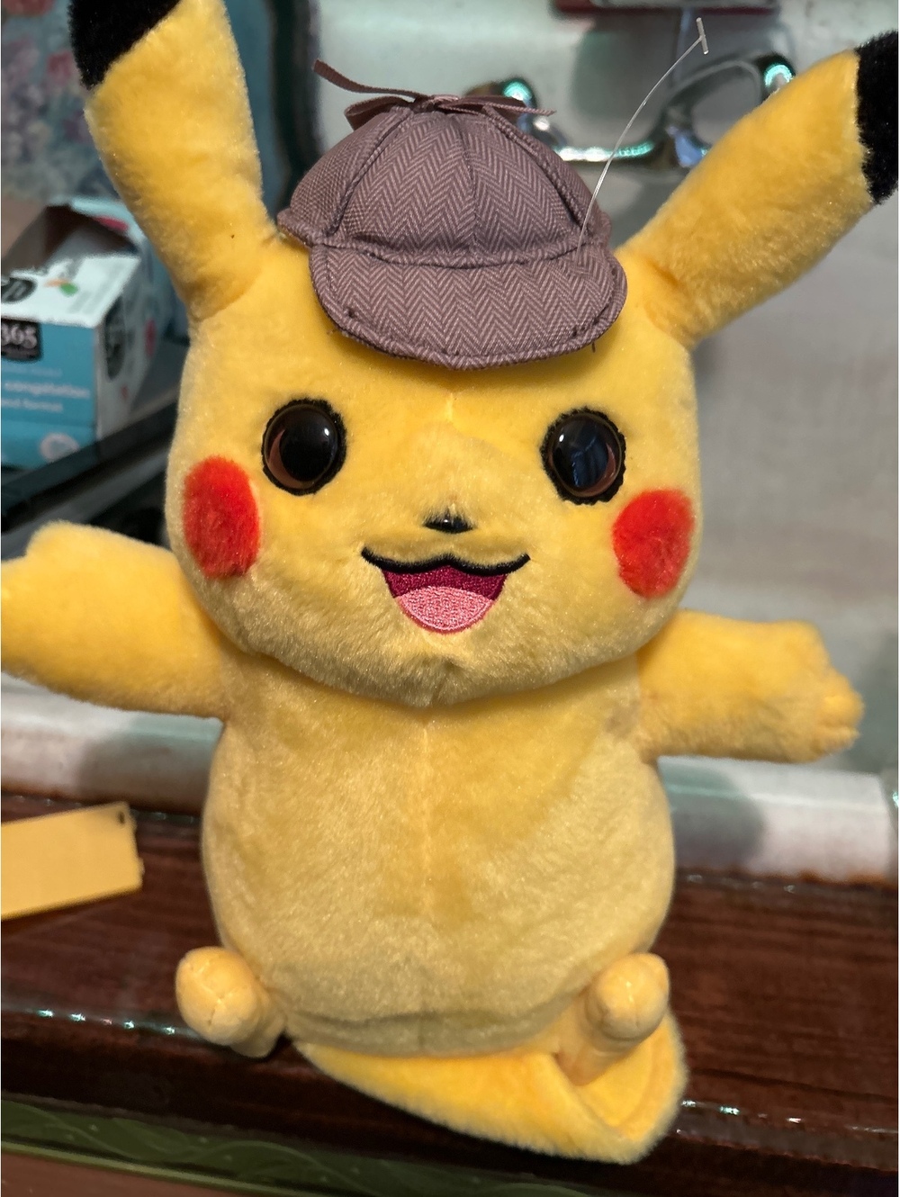 Detective Pikachu Plush Toy with Sound Feature